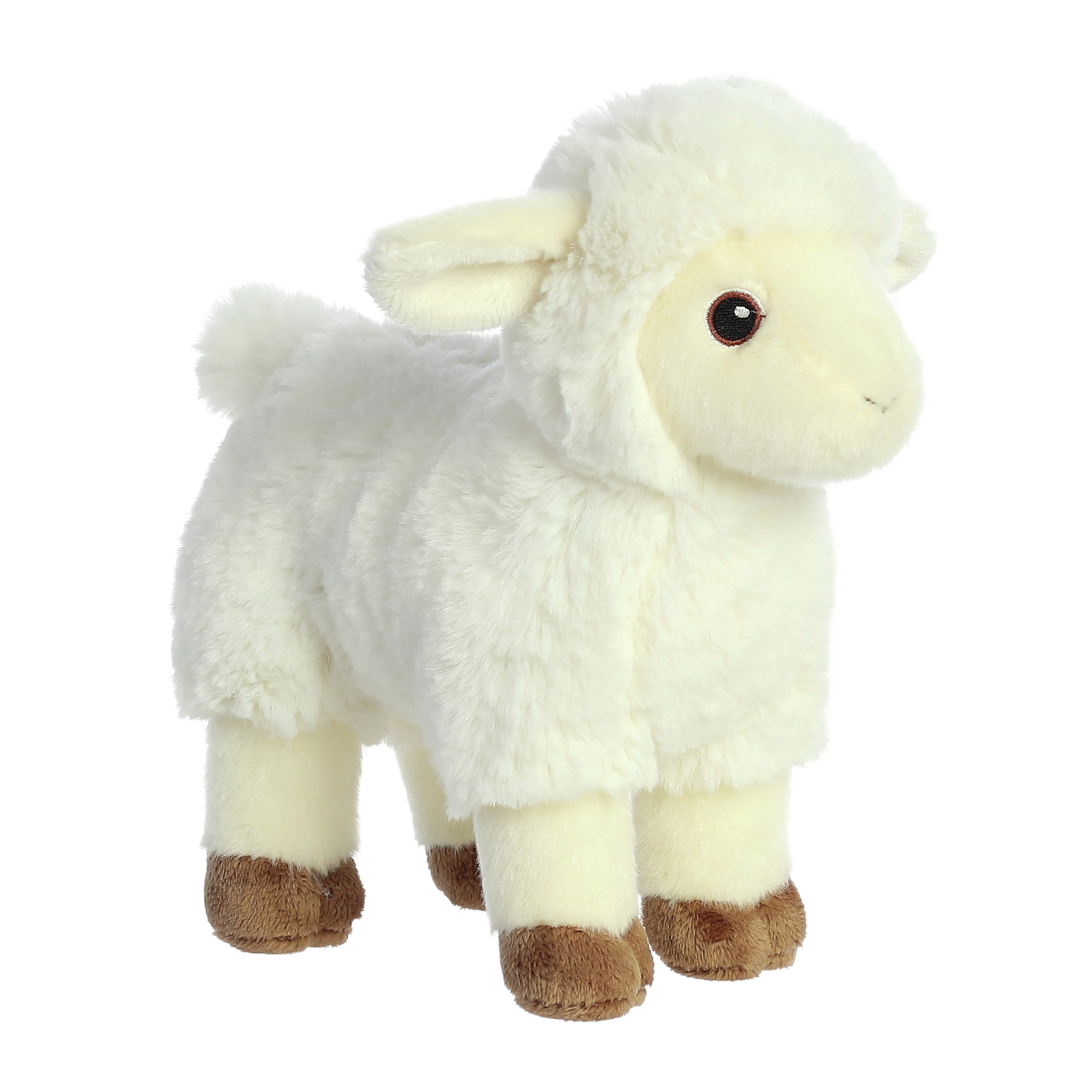 Aurora Pluche schaap/lammetje knuffel - wit - 20 cm - knuffels -
