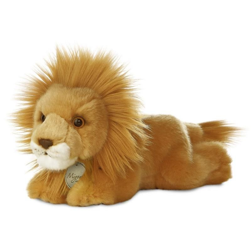 Pluche dieren knuffels leeuw van 20 cm -