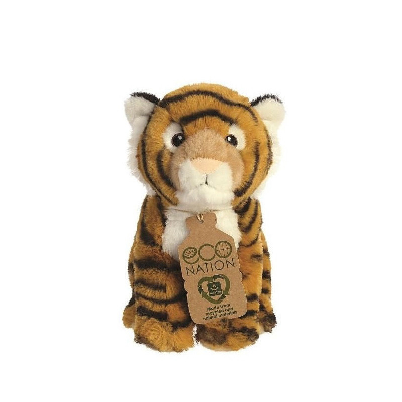 Pluche dieren knuffels bengaalse tijger van 24 cm -