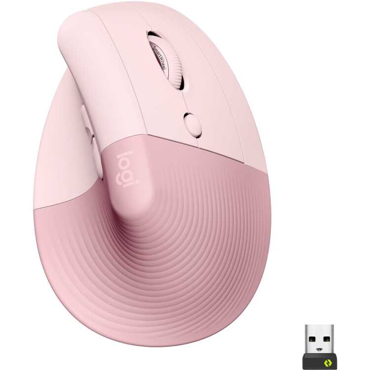 Logitech Lift Vertical Ergonomische Muis muis Bluetooth, 4000 DPI