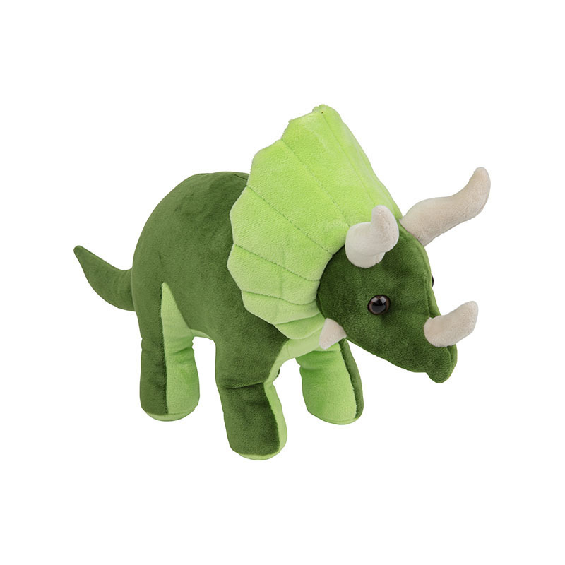 Pluche knuffel dinosaurus Triceratops van 20 cm -