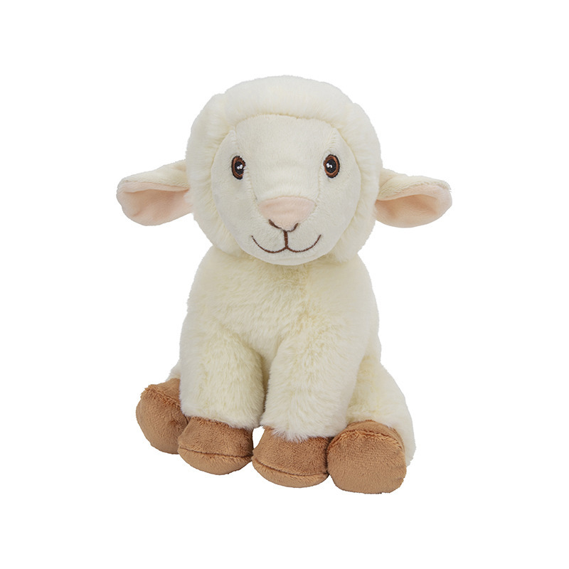 Pluche dieren knuffels Schaap/lammetje van 22 cm -