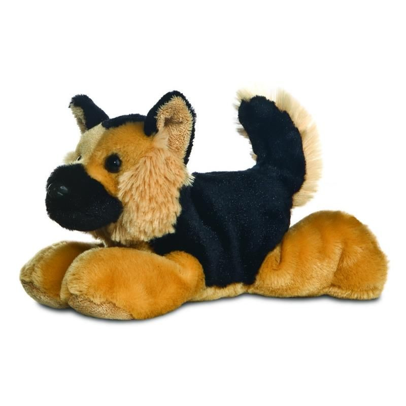 Aurora Pluche herdershond knuffel - 20 cm - Honden knuffels - Knuffeldieren honden speelgoed -