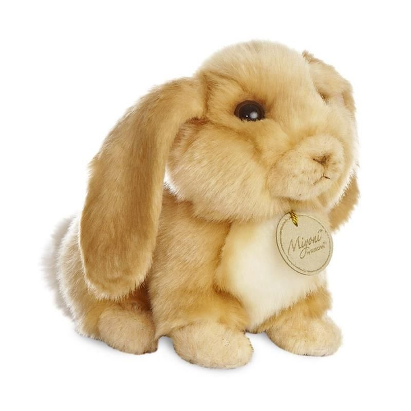 Pluche dieren knuffels hangoor konijn van 20 cm -