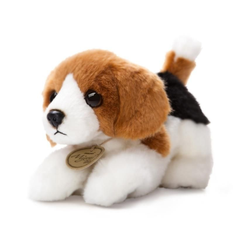 Pluche dieren knuffels beagle hond - 20 cm - Knuffeldieren honden speelgoed -