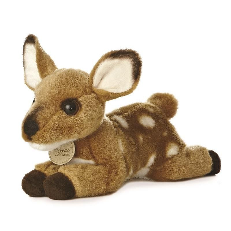 Aurora pluche dieren knuffels hert - 20 cm - Knuffeldieren herten - speelgoed -
