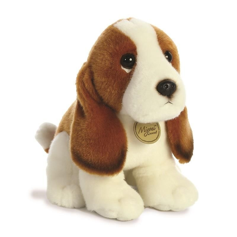 Pluche dieren knuffels beagle hond van 28 cm -