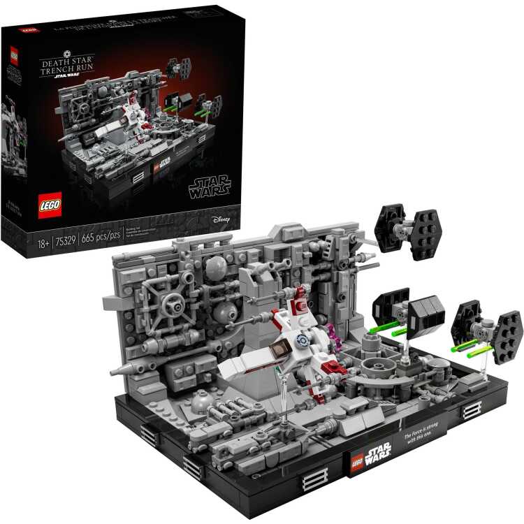 LEGO Star Wars - Death Star Trench Run diorama constructiespeelgoed 75329