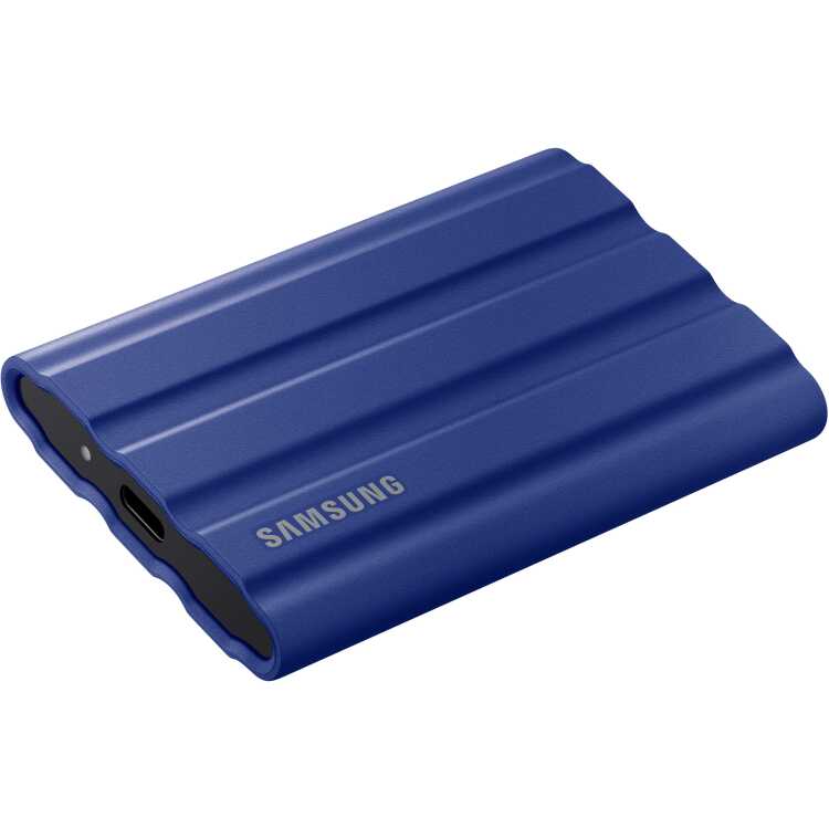 SAMSUNG Portable SSD T7 Shield, 2 TB ssd MU-PE2T0R/EU, USB-C 3.2 Gen 2 (10 Gbit/s)
