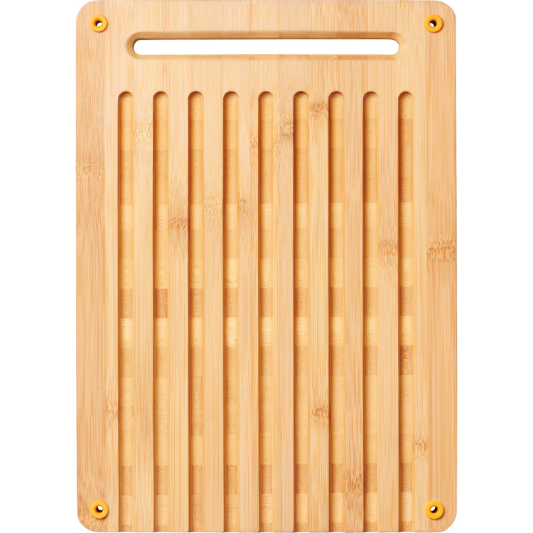 Fiskars Functional Form Bamboe broodsnijplank snijplank FSC-gecertificeerd bamboe | met gegleufde kant