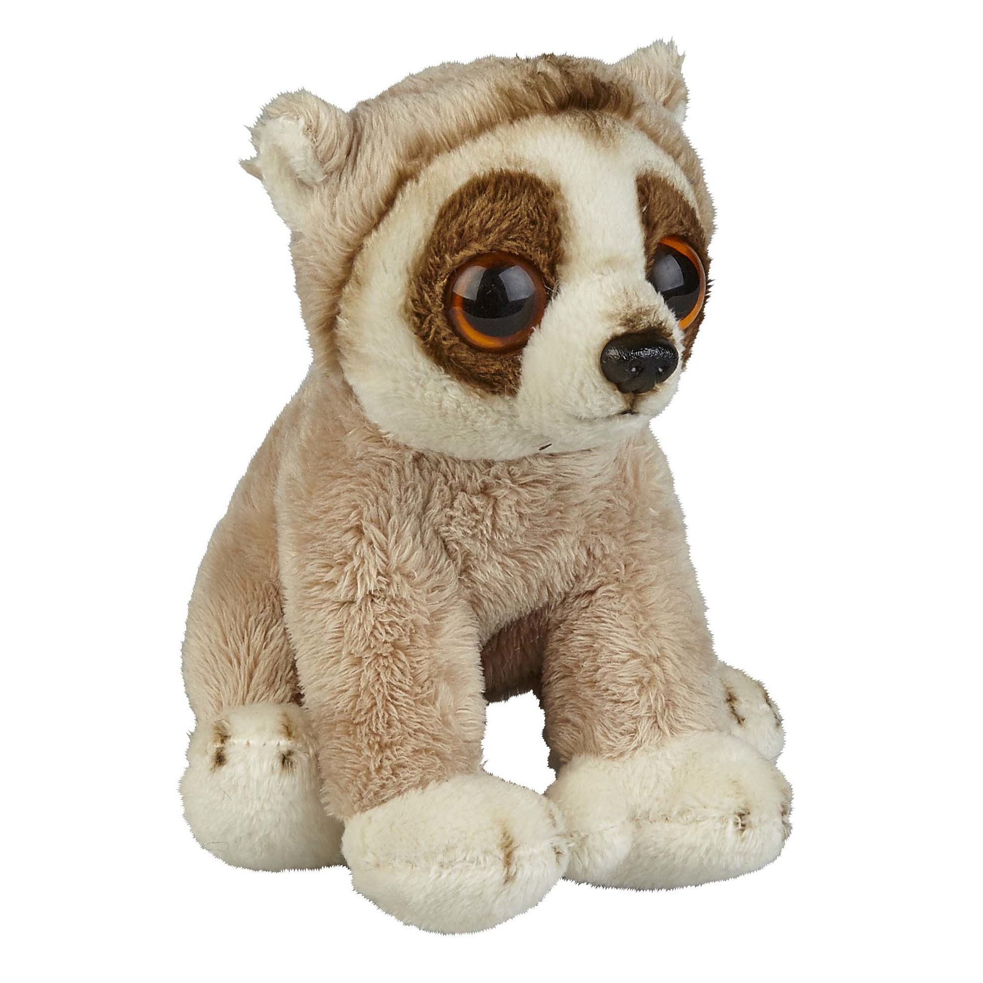 Pluche Slow Lorie aapje knuffel - 15 cm - Loris knuffelbeesten - Primaten/Apen -