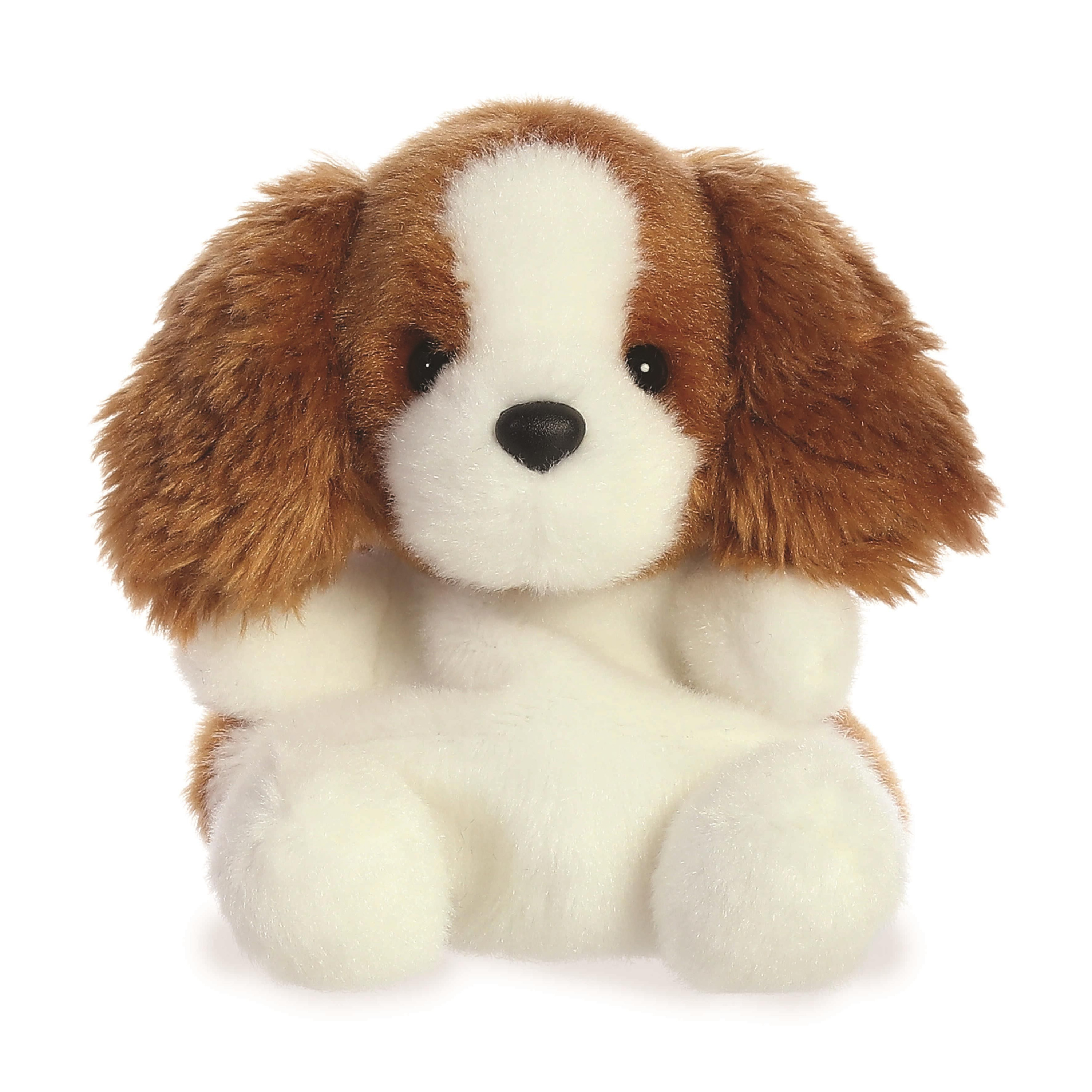Dieren knuffels cocker spaniel hond - pluche knuffel - 13 cm - Knuffel huisdier -