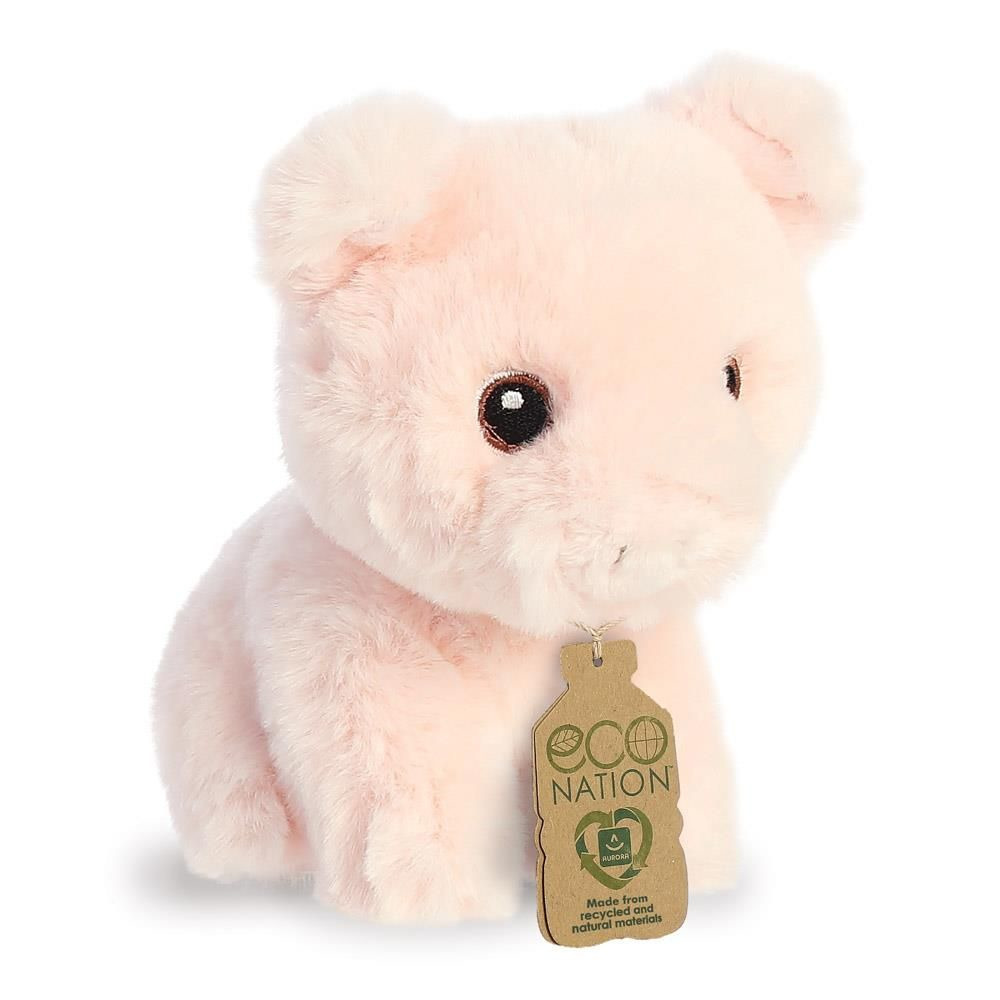 Pluche dieren knuffels varken/biggetje van 13 cm -
