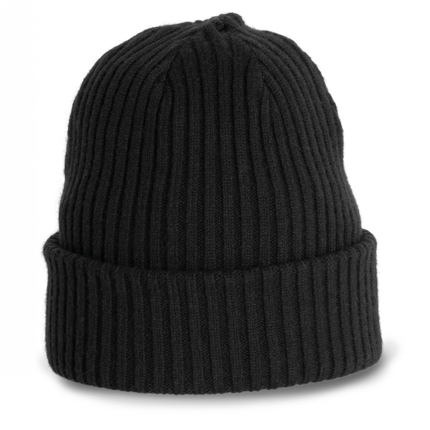 Heren/Dames gebreide Zeemans Wintermuts zwart One size -