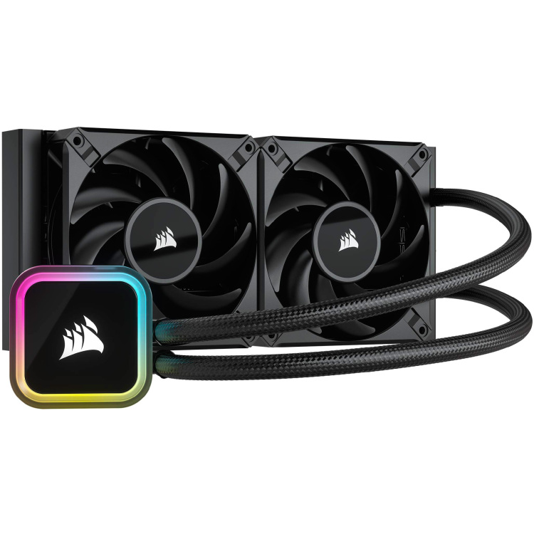 Corsair iCUE H100i RGB ELITE waterkoeling 4-pins PWM fan-connector