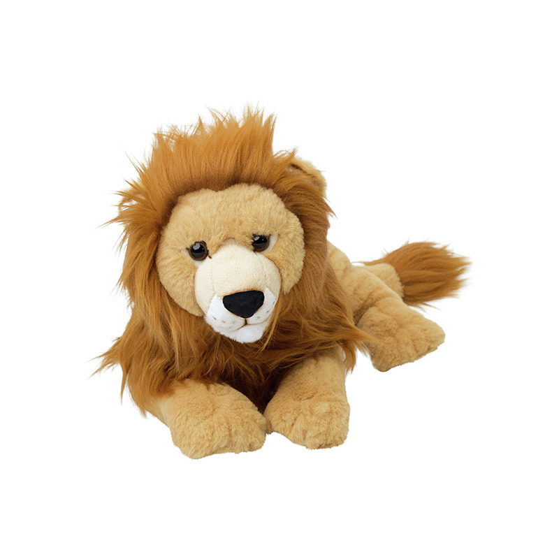 Nature Planet Pluche Leeuwen knuffel dier - liggend - 48 cm -
