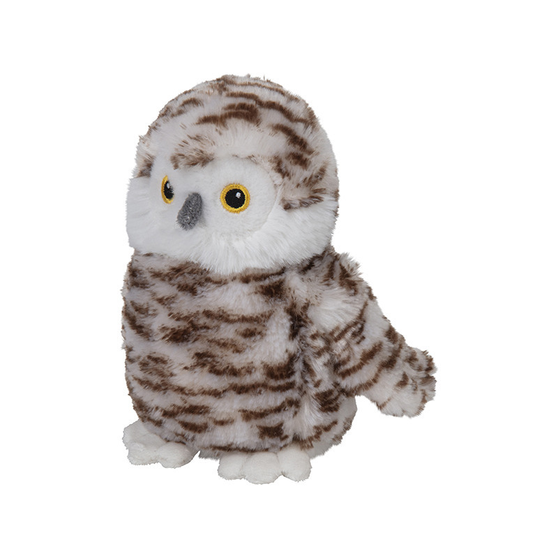 Pluche dieren knuffels Sneeuwuil van 16 cm -