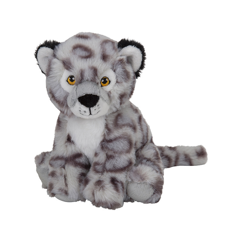 Pluche dieren knuffels Sneeuwluipaard van 16 cm -