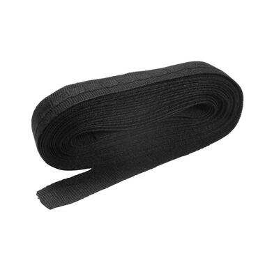 Plooiband 24mm 560cm - zwart - Leen Bakker