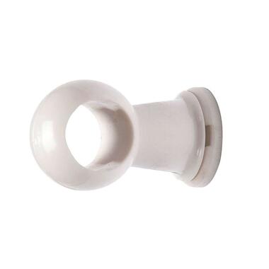 2 Steunen Combi Midden Ø13mm - wit - Leen Bakker