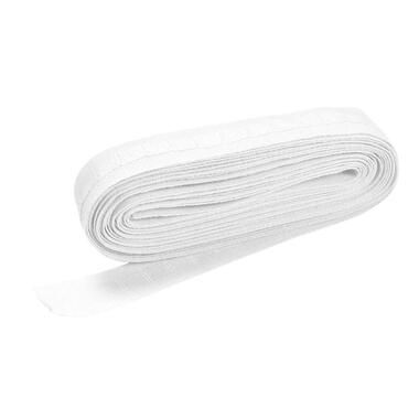 Plooiband 24mm 560cm - wit - Leen Bakker