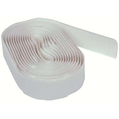 Klittenband Zelfklevend 20mm 280cm - wit - Leen Bakker