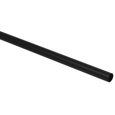 Gordijnroede 120cm zwart metaal - Ø20mm (1209057) - Leen Bakker