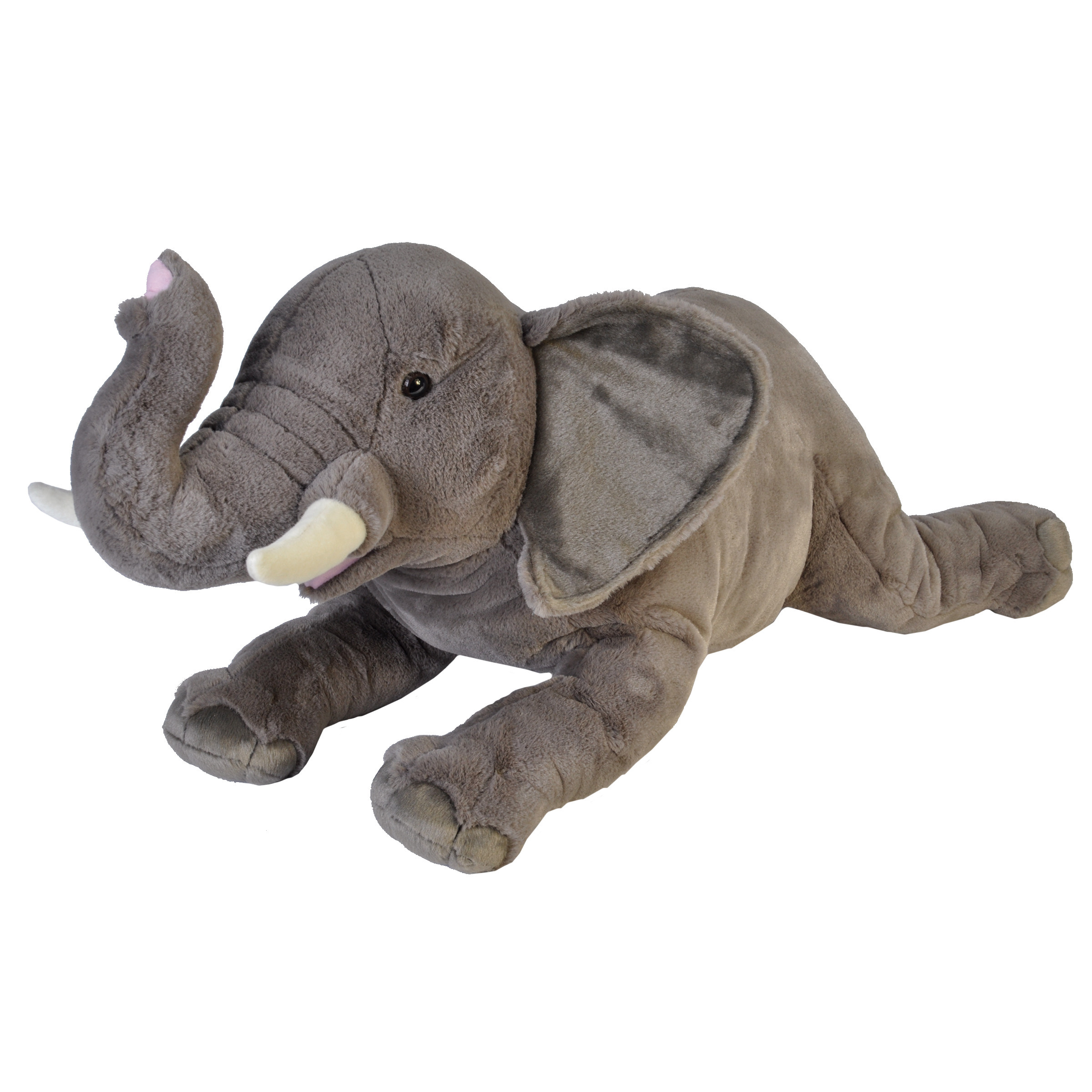 Pluche dieren knuffels grote olifant van 76 cm -