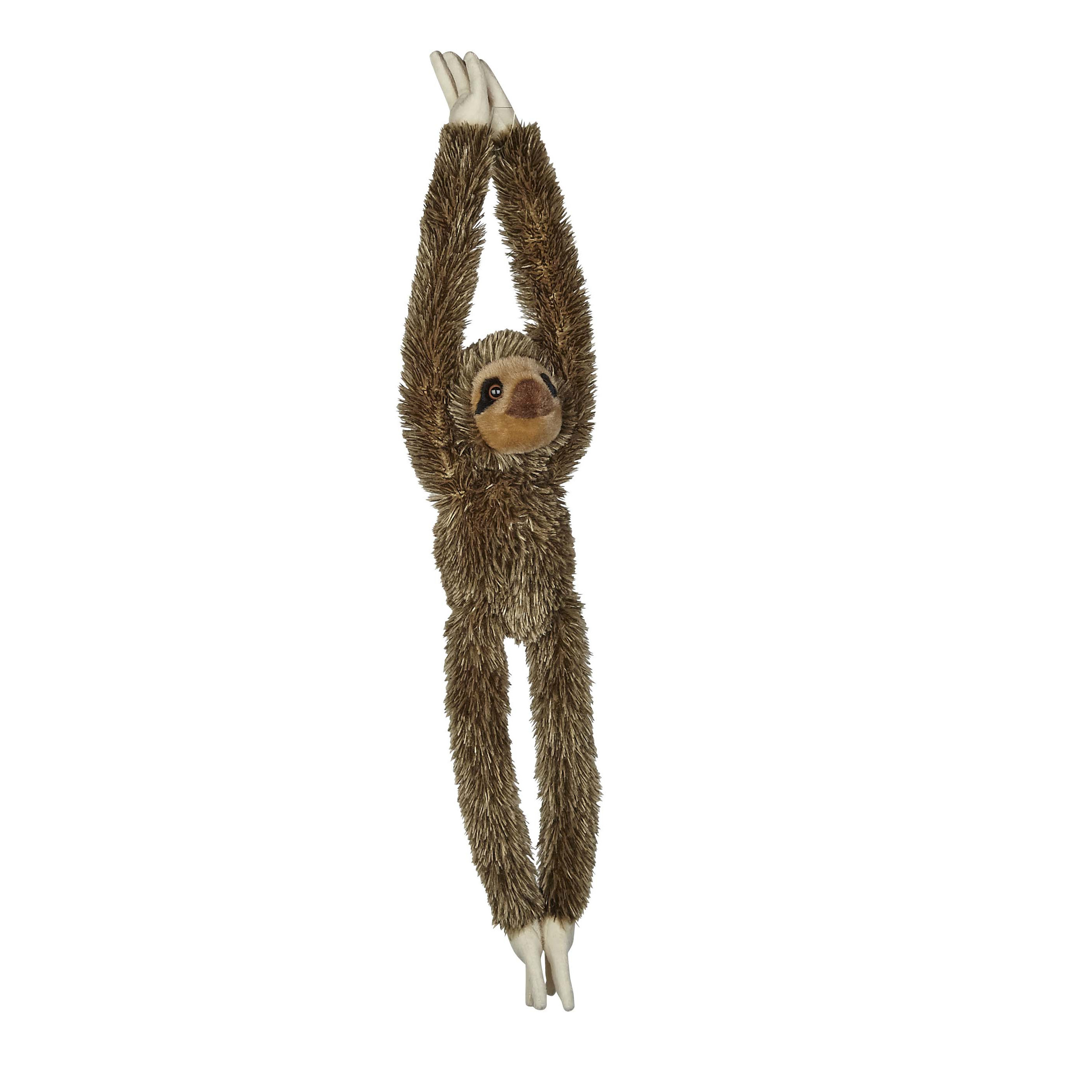 Pluche knuffel dieren hangende Luiaard 65 cm -