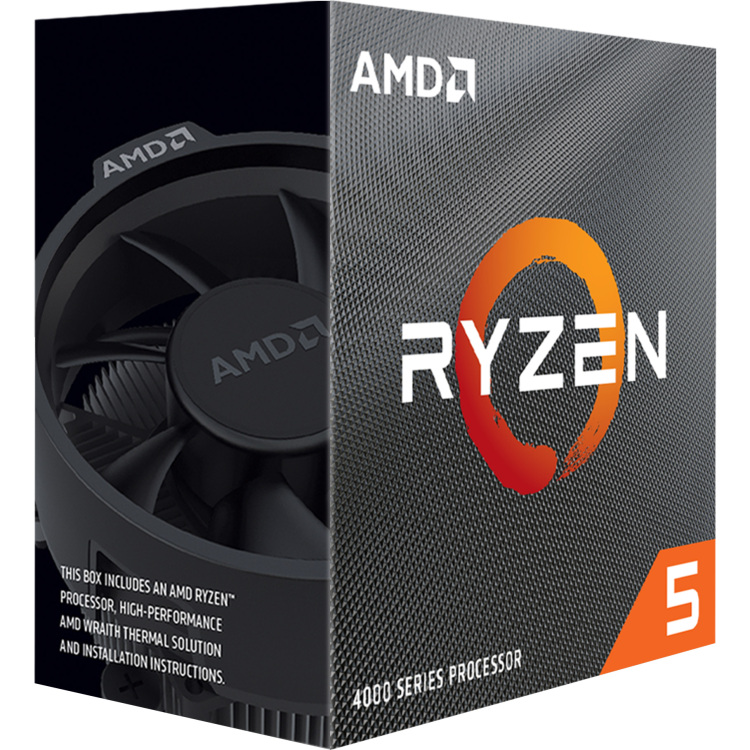 AMD Ryzen 5 4500, 3,6 GHz (4,1 GHz Turbo Boost) processor Unlocked, Wraith Stealth, Boxed