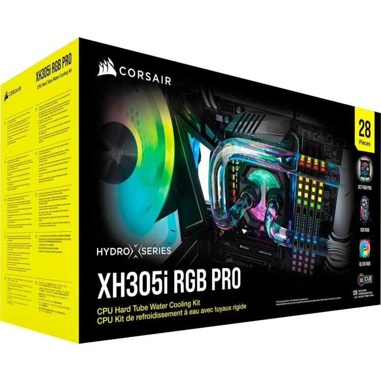Corsair Hydro X-serie iCUE XH305i RGB PRO gecustomizede koelset waterkoeling