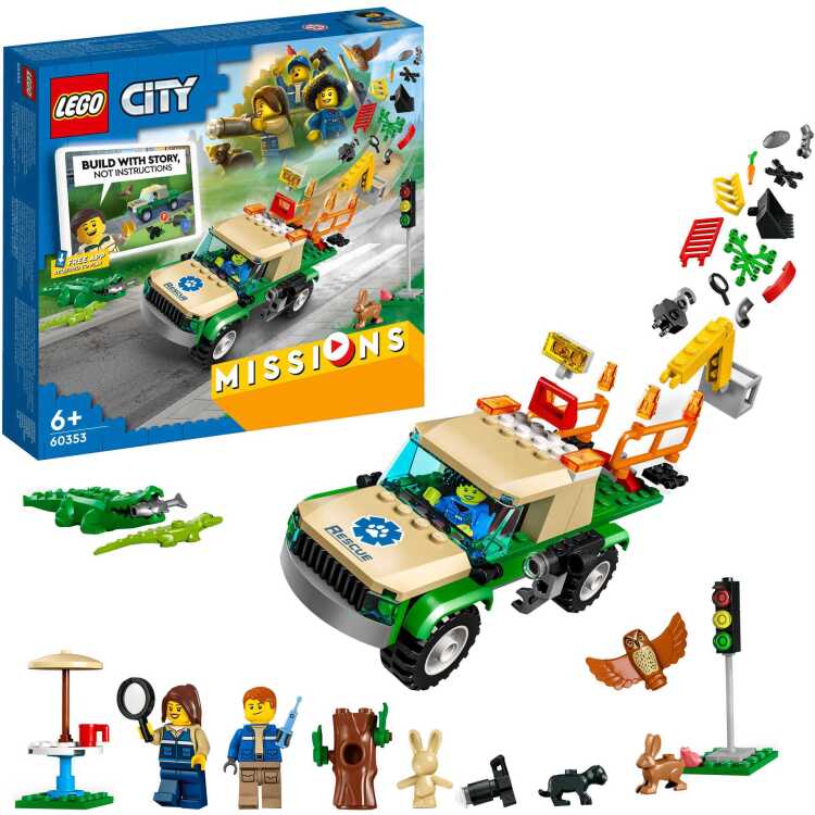 LEGO City - Wilde dieren reddingsmissies constructiespeelgoed 60353