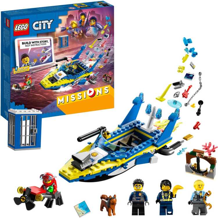 LEGO City - Waterpolitie recherchemissies constructiespeelgoed 60355