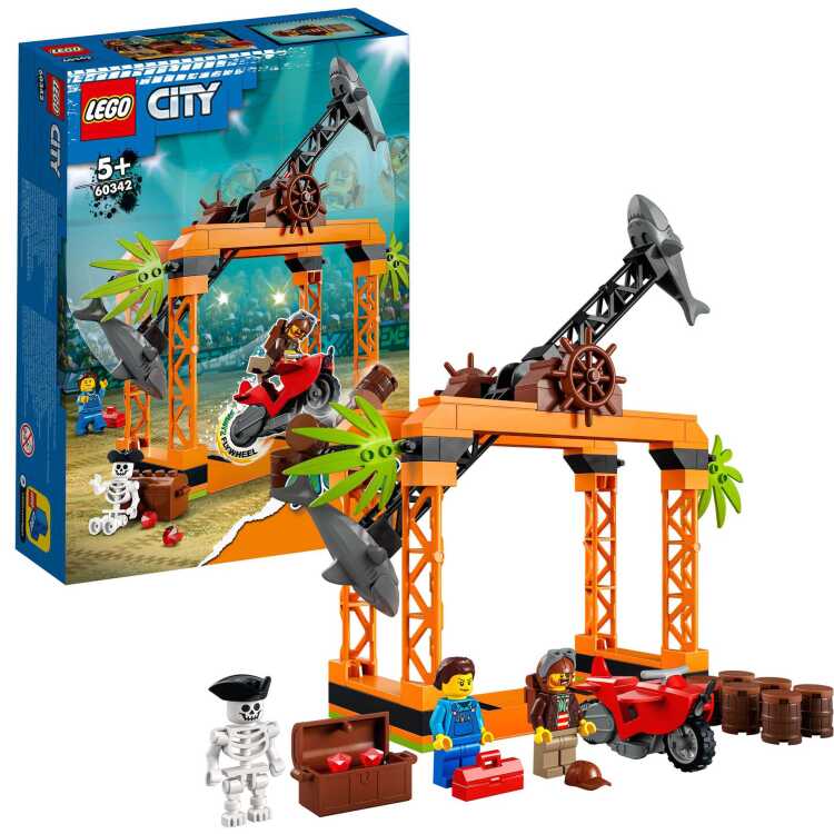 LEGO City - De haaiaanval stuntuitdaging constructiespeelgoed 60342