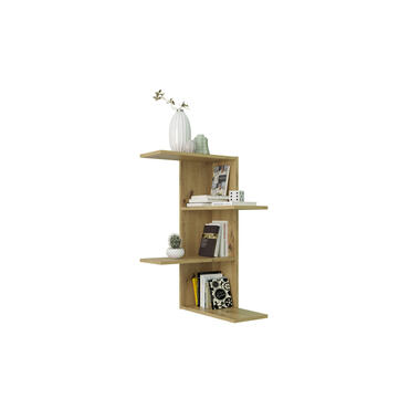 Wandrek Jena - eikenkleur - 77,5x45x45 cm - Leen Bakker