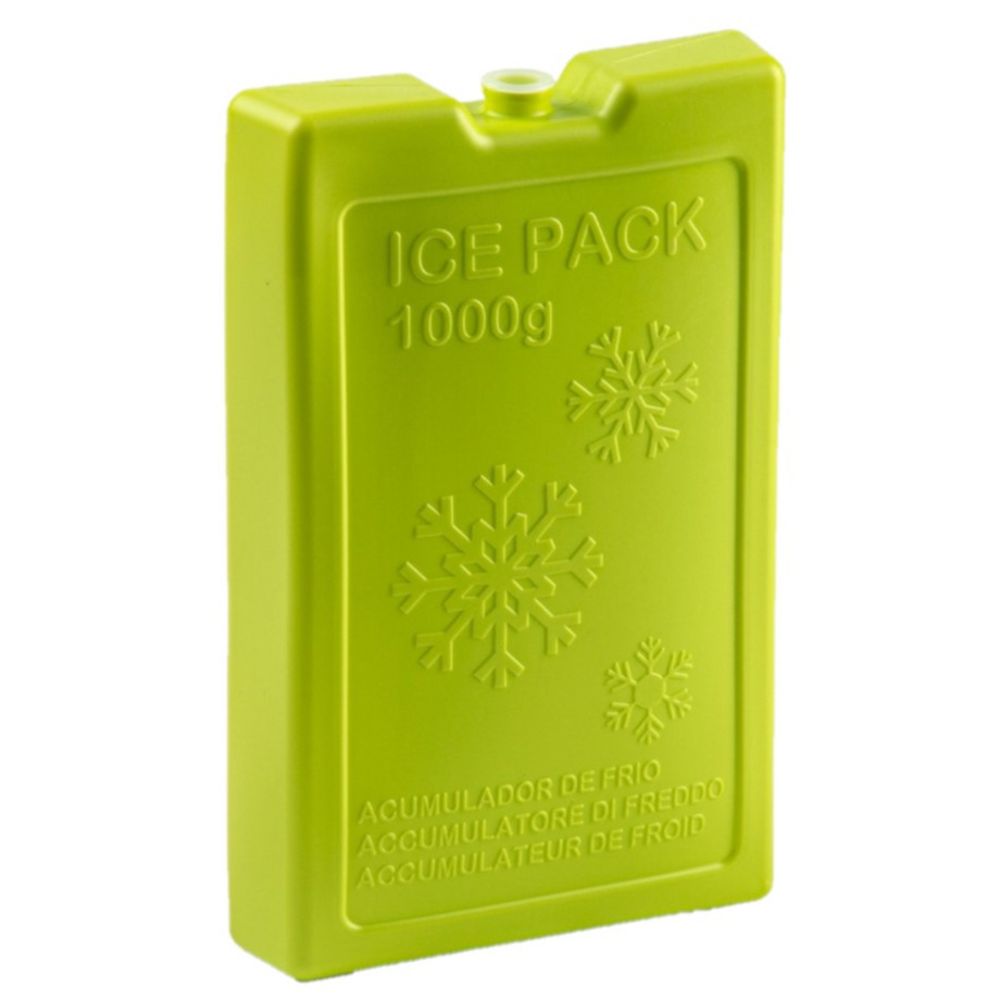 1000 grams koelelementen 22 x 14.5 cm groen -