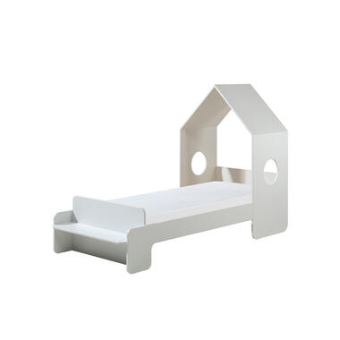 Vipack huisbed Casimi - wit - 90x200 cm - Leen Bakker