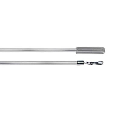 Trekstang Recht 100cm - transparant - 4000463 - Leen Bakker