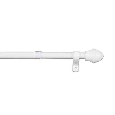 Caferod 160-305 cm - wit - 1130053 - Leen Bakker
