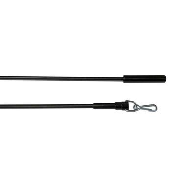 Trekstang 150cm - zwart - 4000467 - Leen Bakker