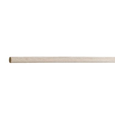 Gordijnroede 120cm FSC vintage hout - Ø28mm (1280073) - Leen Bakker