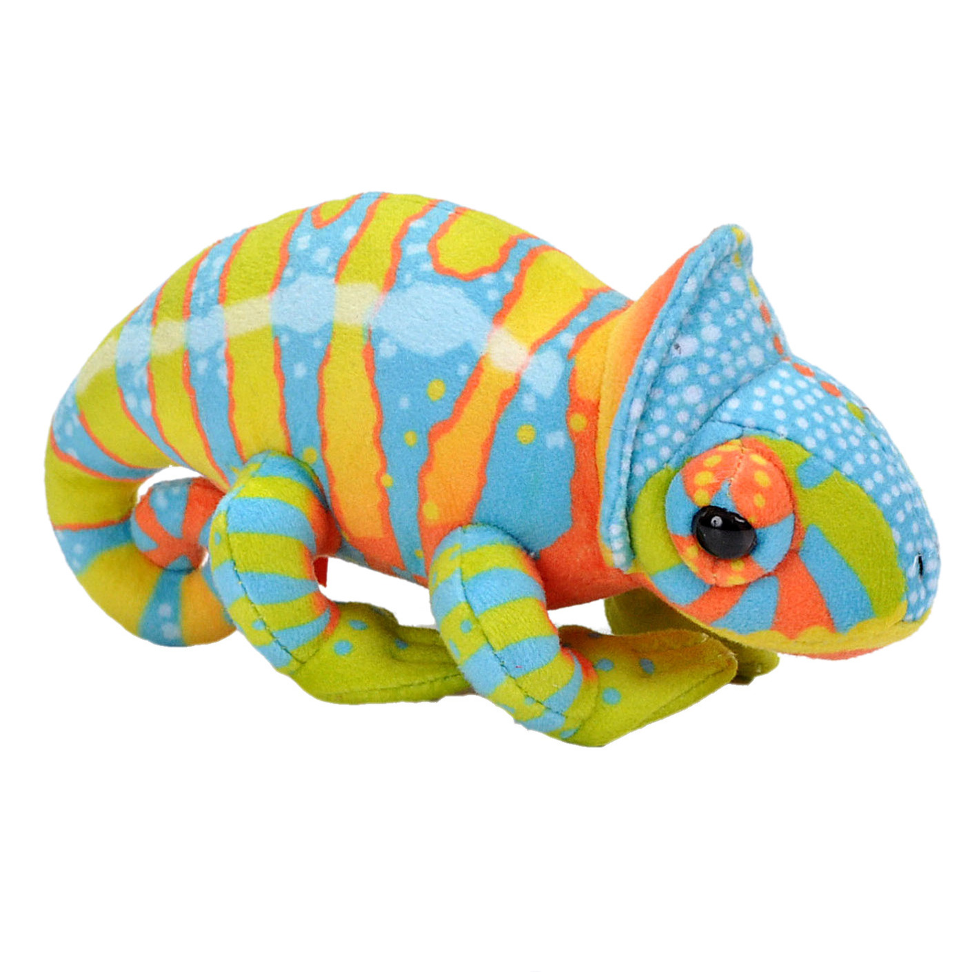 Pluche knuffel Kameleon van 13 cm -