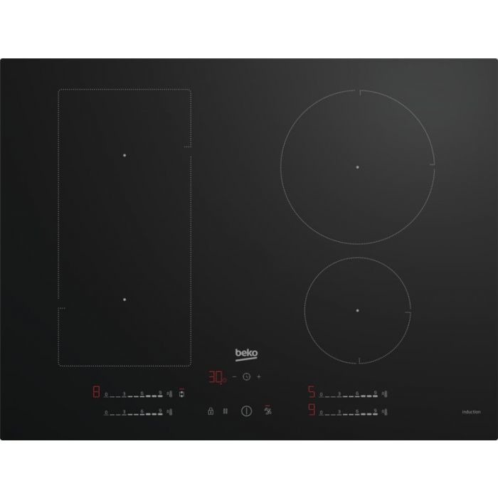 Beko HII74700UFT Inductie inbouwkookplaat Zwart