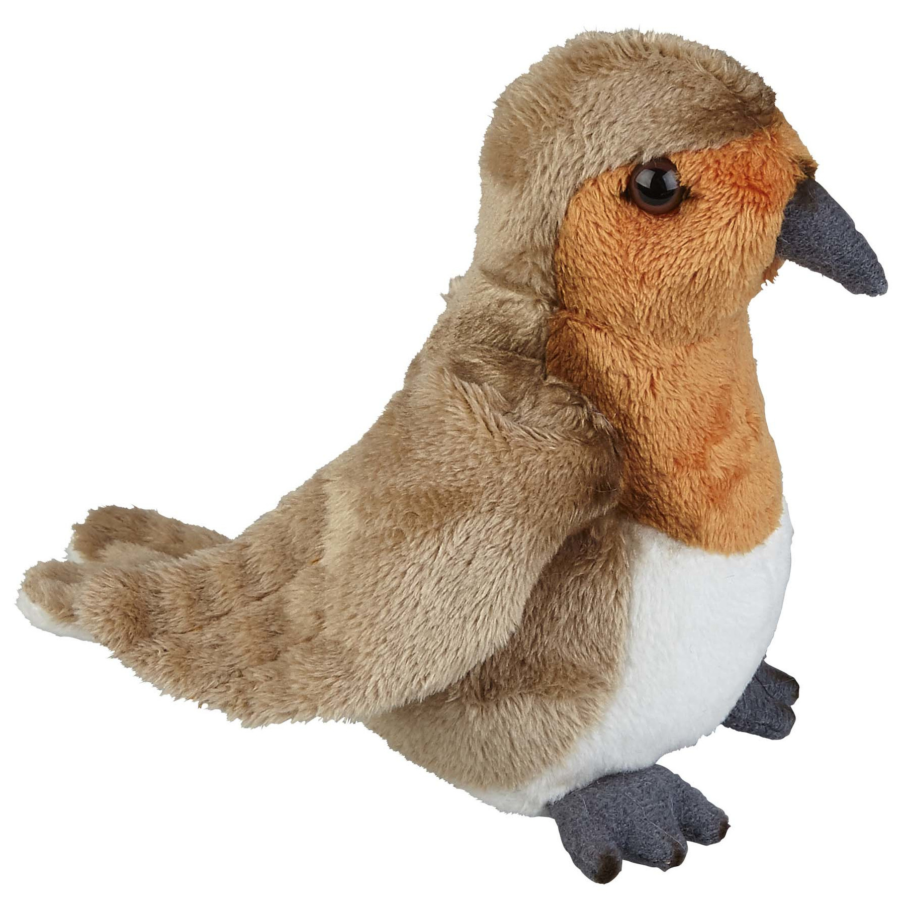 Pluche knuffel dieren Roodborstje vogel van 19 cm -