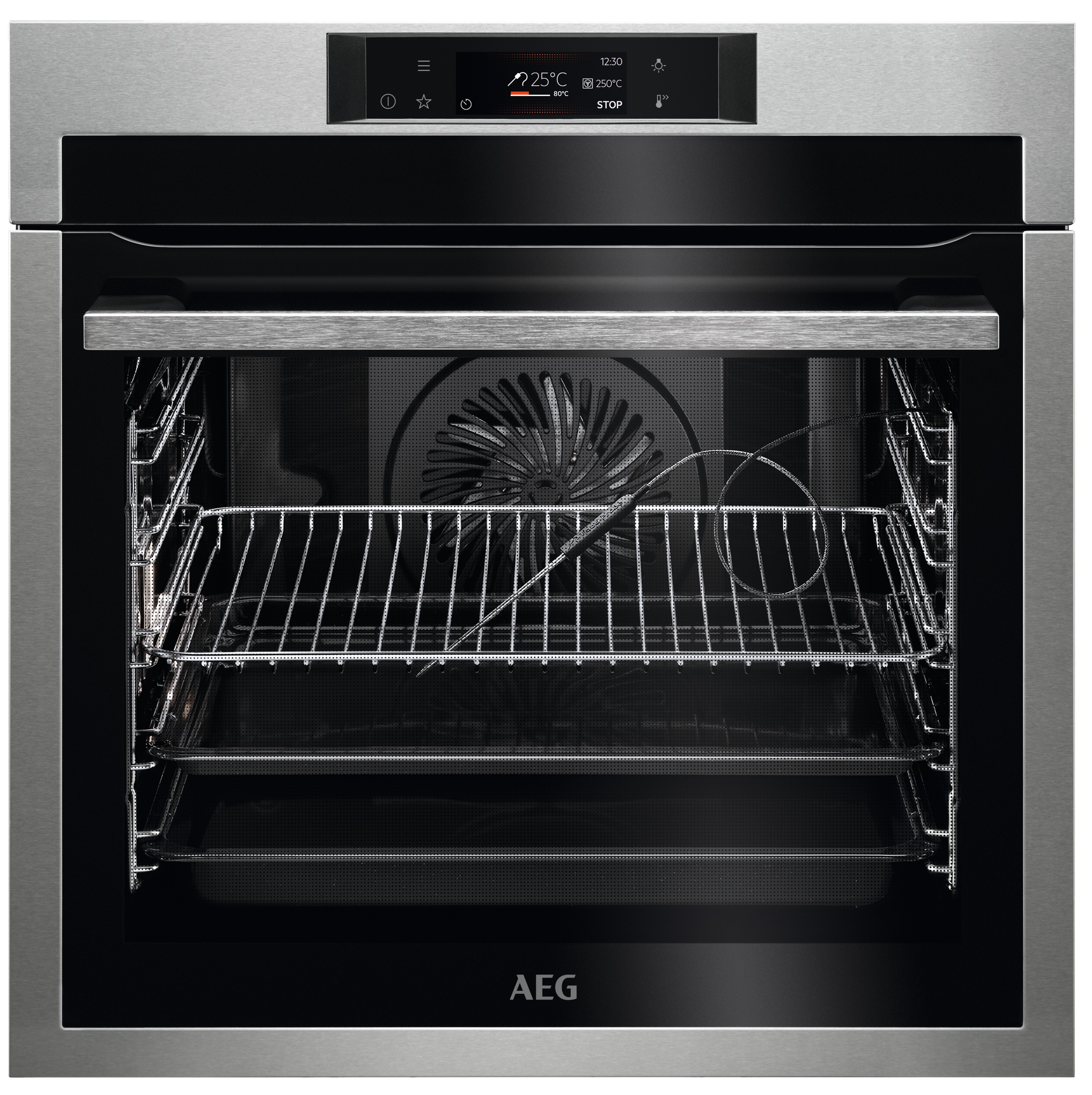 AEG BPE742380M Inbouw oven Grijs