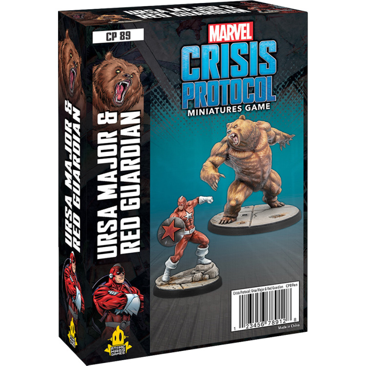 Asmodee Marvel Crisis Protocol: Ursa Major & Red Guardian bordspel Engels, Uitbreiding, 2 spelers, 90 - 120 minuten, Vanaf 14 jaar