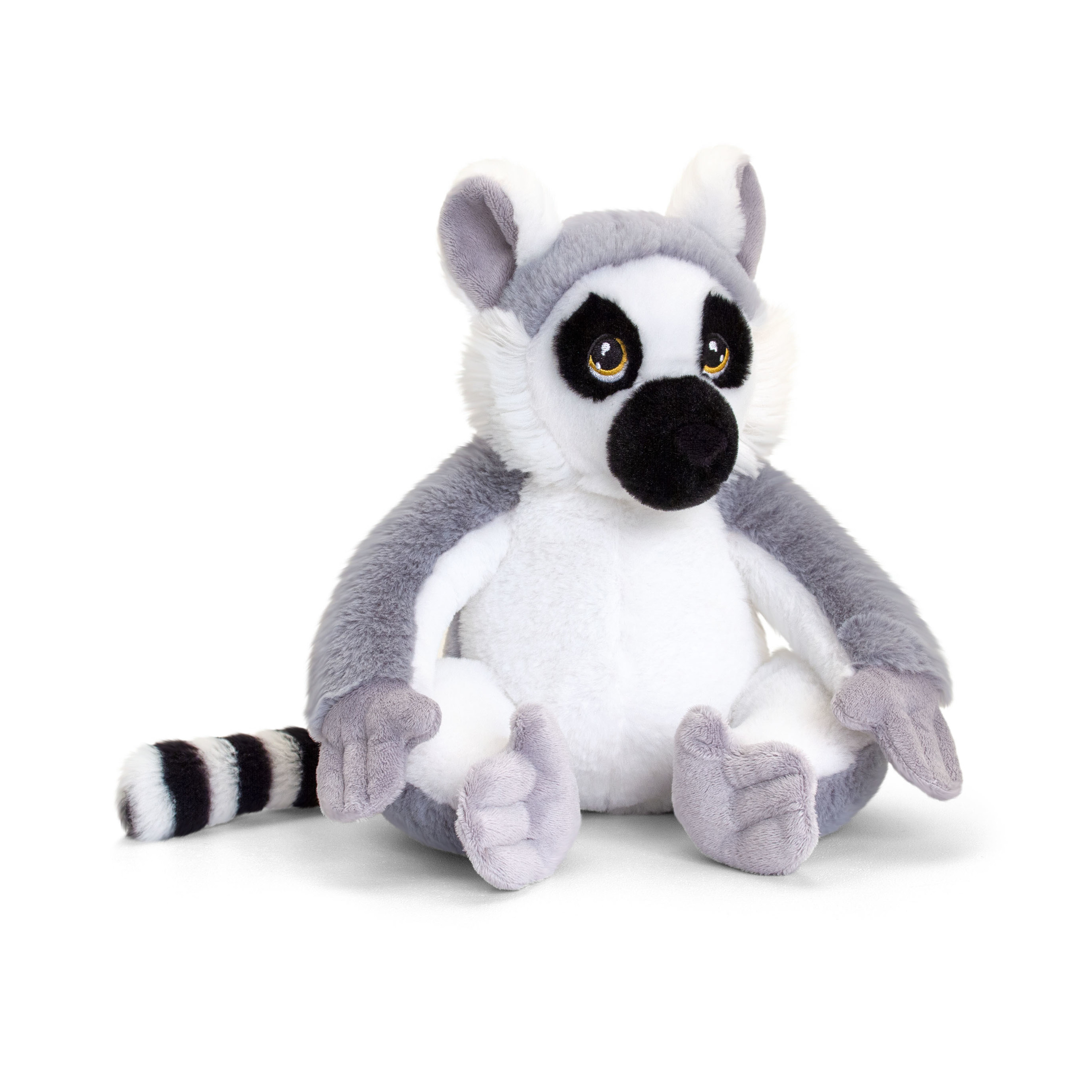 Pluche knuffel dier ringstaart maki aap 25 cm -