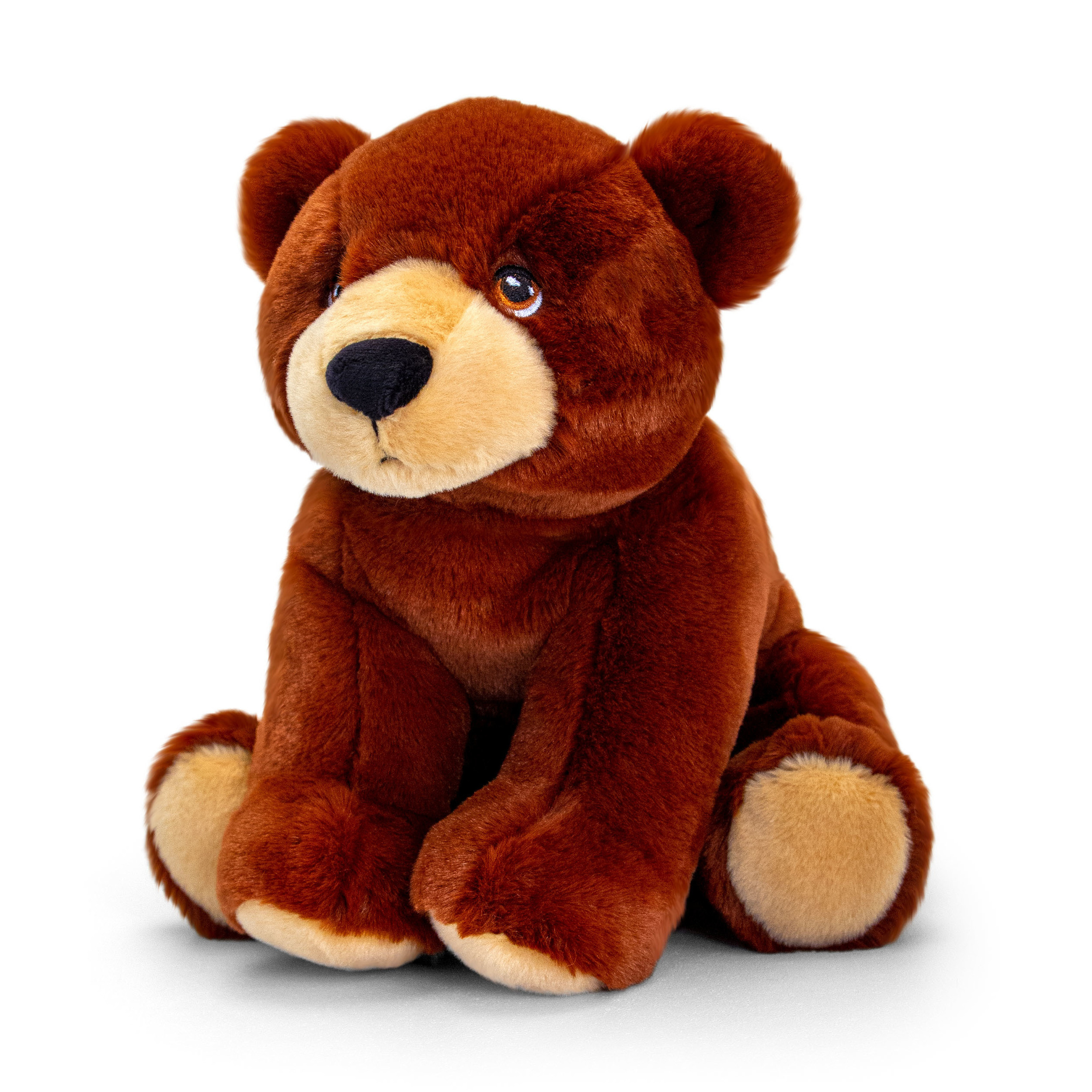 Pluche knuffel dier bruine beer 25 cm -