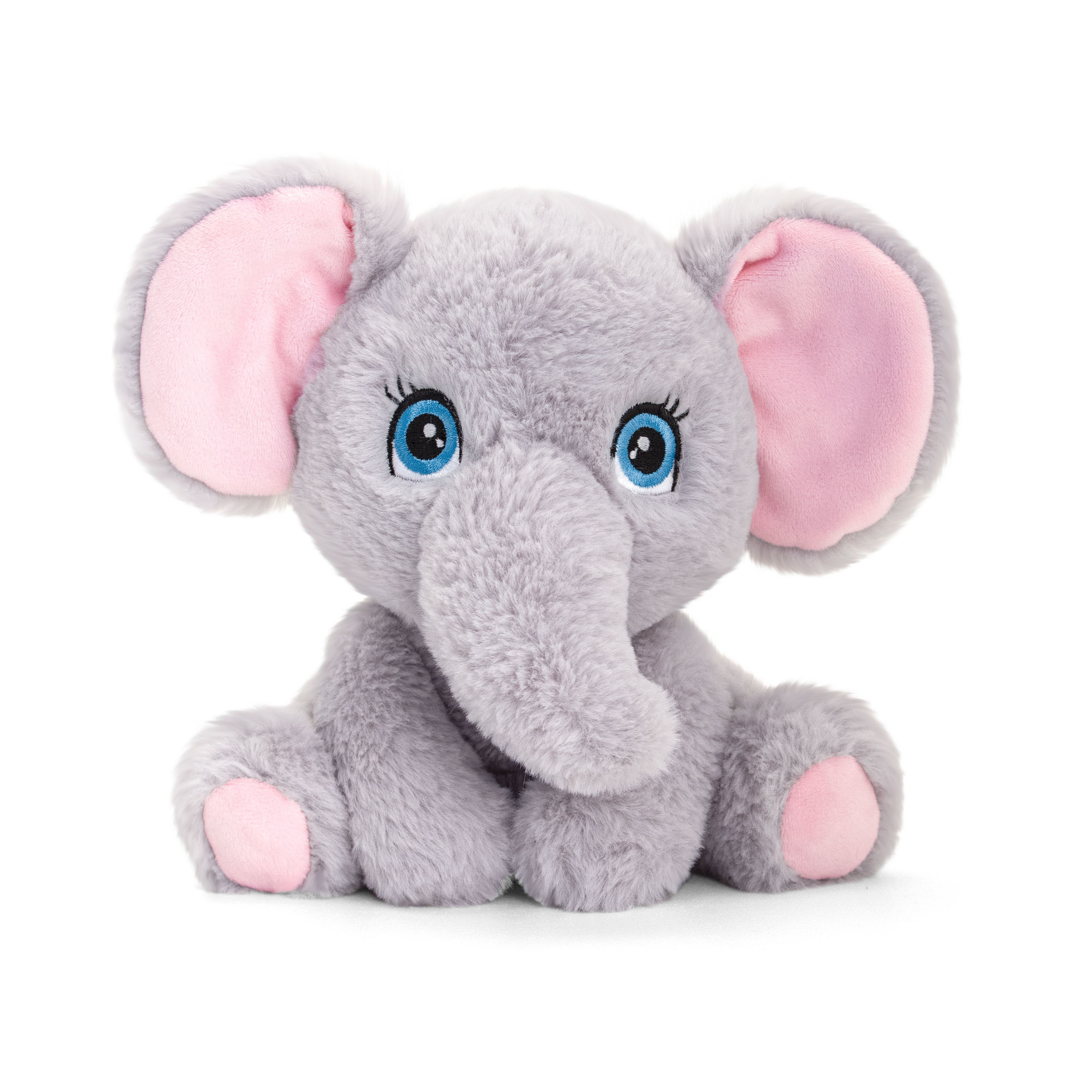 Pluche knuffel dier olifant 18 cm -