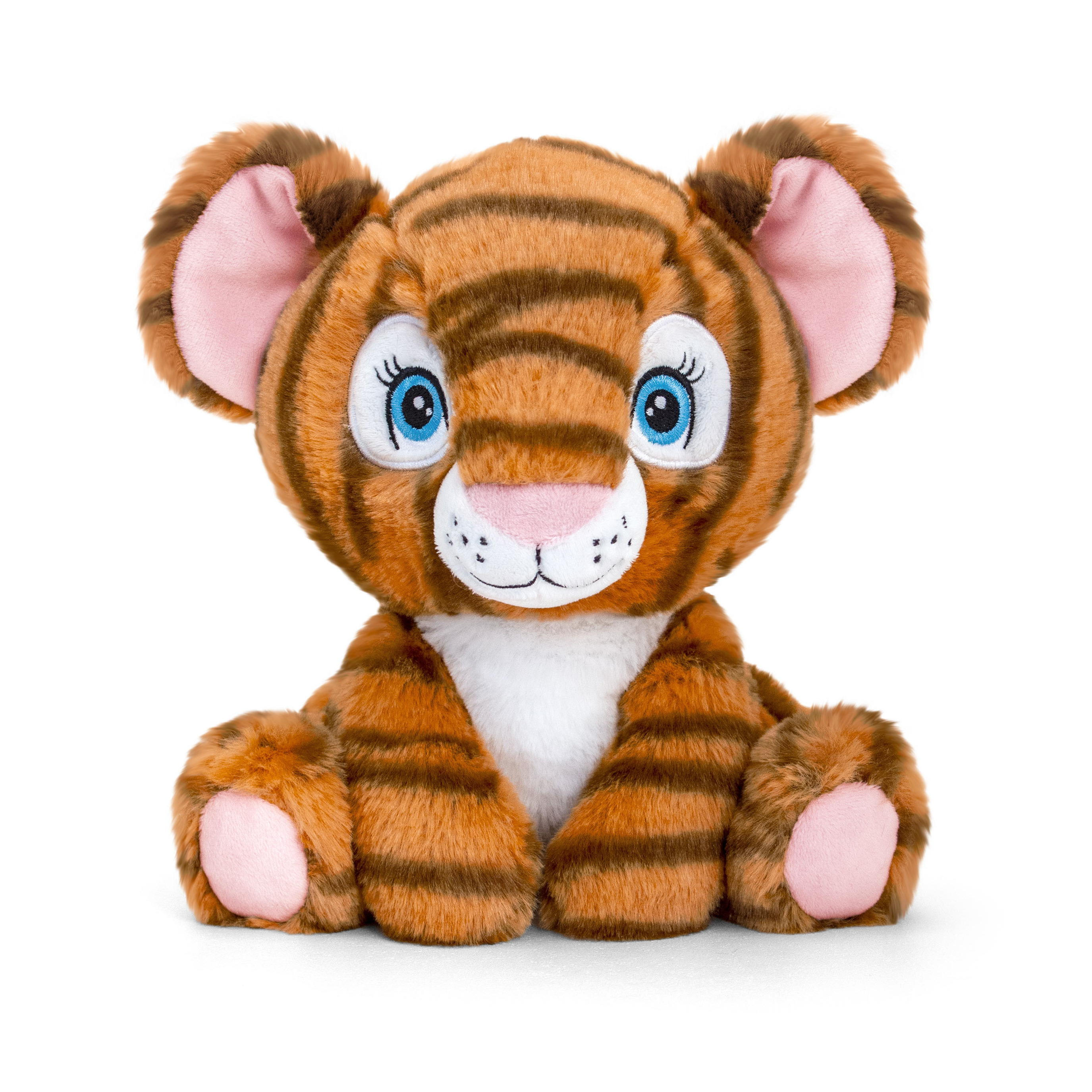 Pluche knuffel dier tijger 25 cm -